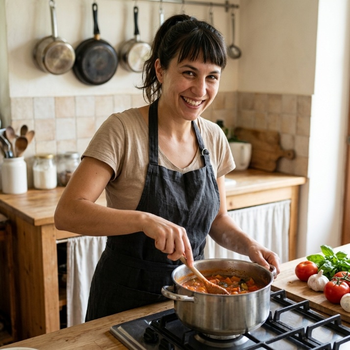 Milena Stojković u kuhinji